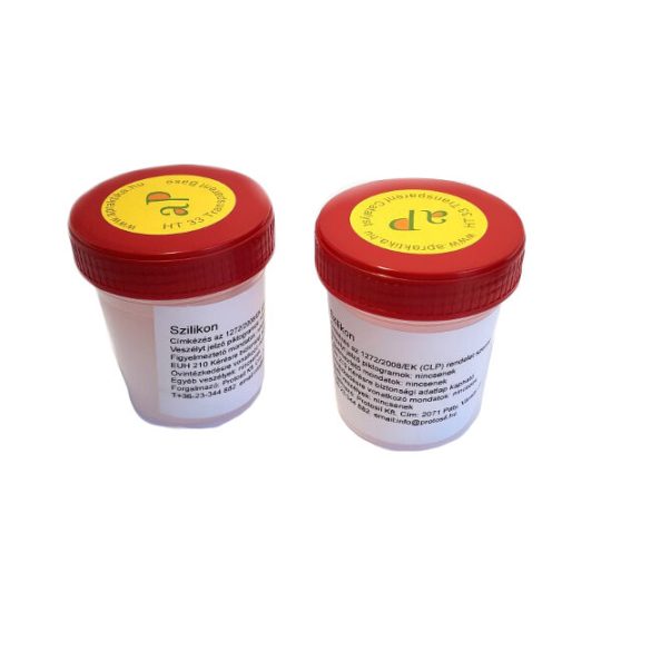 HT 33 Transparent Silicone, Addition Cure, 33 ShA