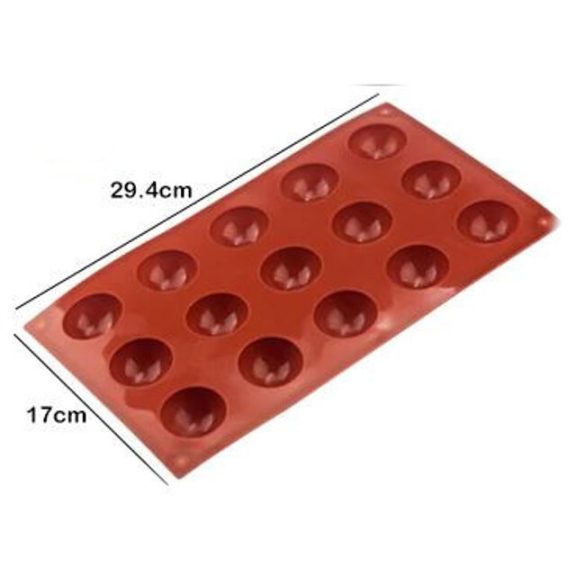 Silicone bonbons form - medium hemispheres