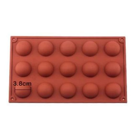 Silicone bonbons form - medium hemispheres