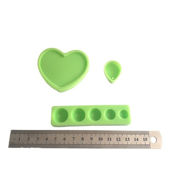 Home Made jewellery Silicone Moulds, Small Pack, 3 Pieces