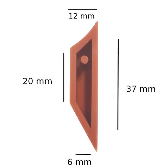 Concrete Silicone Mould - Trapeze - L