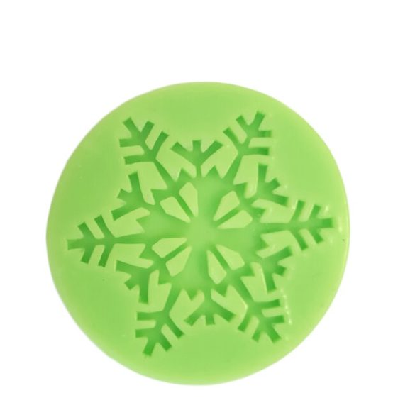 Snowflake Silicone Pattern - Diameter 53 mm