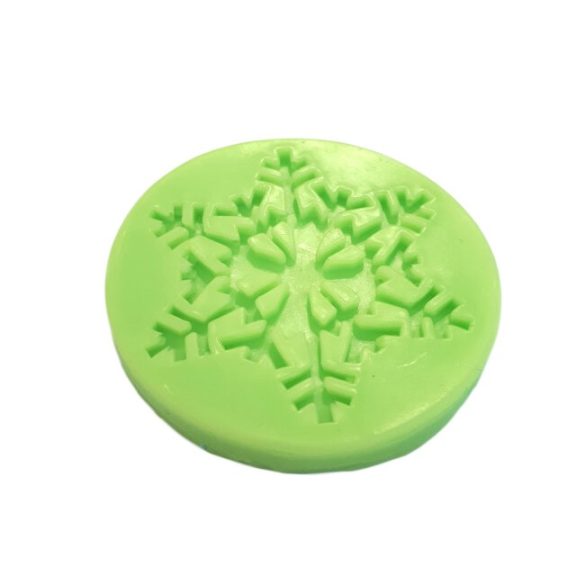 Snowflake Silicone Pattern - Diameter 53 mm