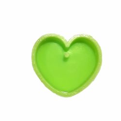 Heart Medallion Silicone Mould