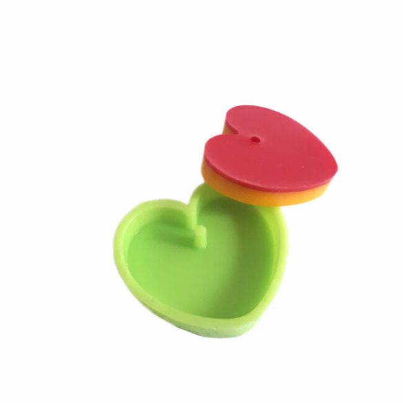 Heart Medallion Silicone Mould
