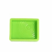 Rectangle Medallion Silicone Mould, engraved