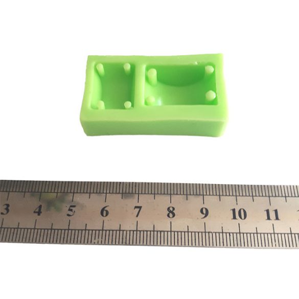Silicone Mould for Epoxy Buckle Casting, Stackable