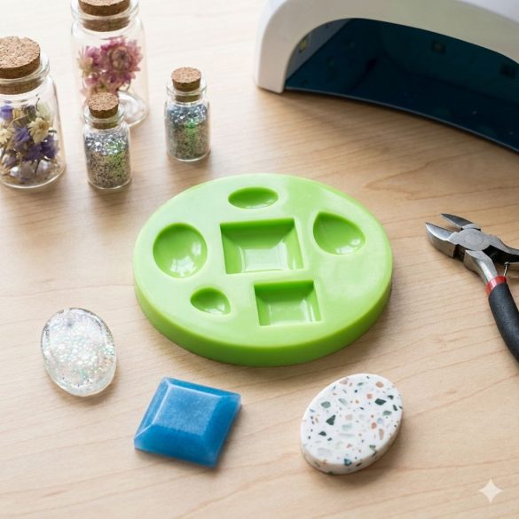 Lens of 6 Pieces Silicone Mould For Home Made jewellery