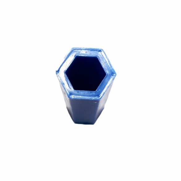 49x19 mm Hexagonal Prism Medallion Silicone Mould