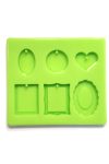 Pendant of 6 Pieces Silicone Mould