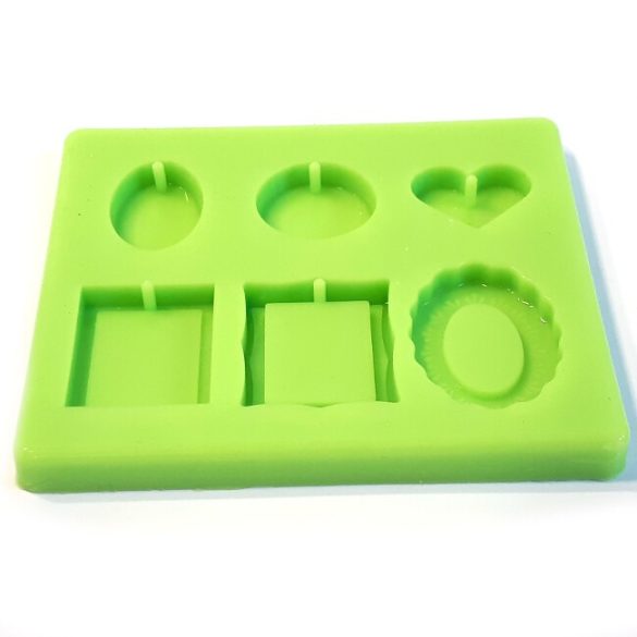 Pendant of 6 Pieces Silicone Mould