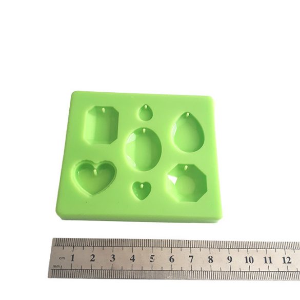 Pendant of 7 Pieces Silicone Mould