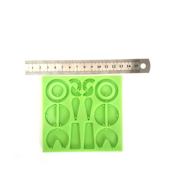 Modern earrings silicone mould "A"