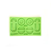 Modern earrings silicone mould "B"