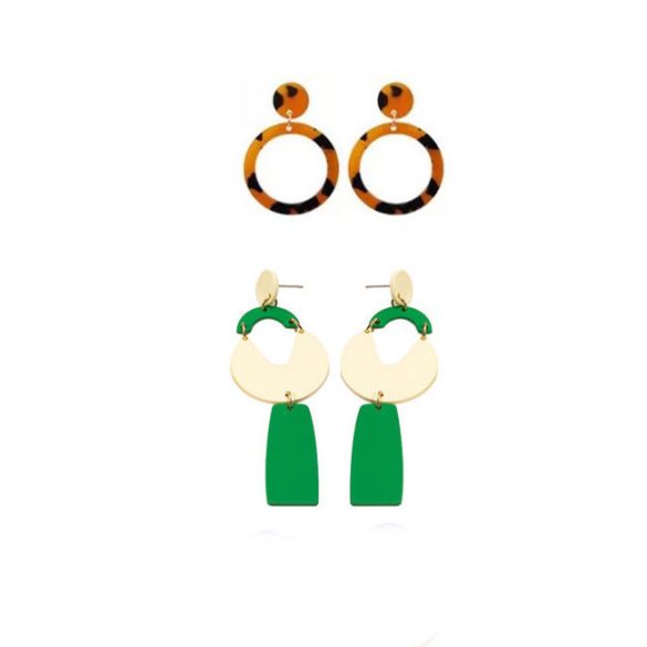 Modern earrings silicone mould "B"