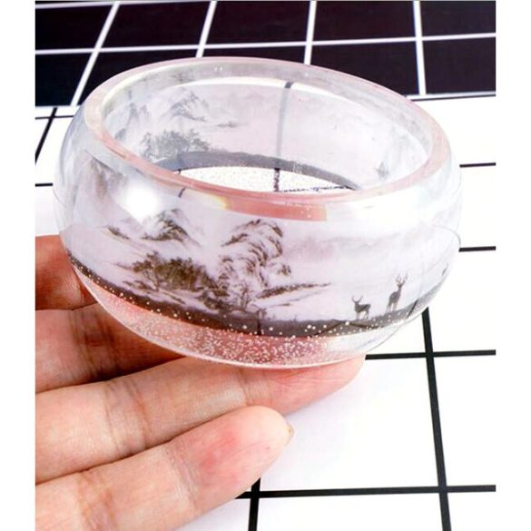 Bracelet silicone mould - wide-dia. 62 mm