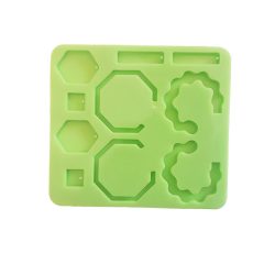 Modern earrings silicone mould "A"