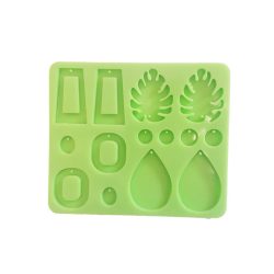 Modern earrings silicone mould "A"