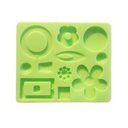 Modern earrings silicone mould "A"