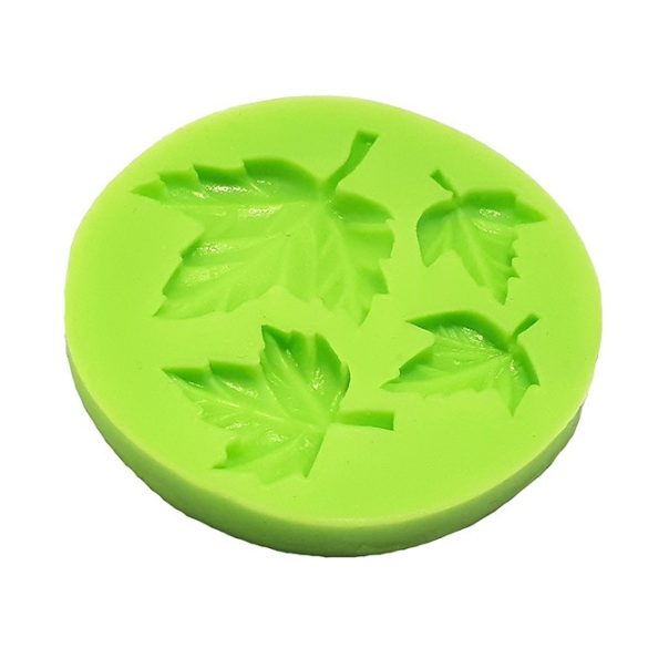 Leaf of 4 different Sizes Marzipan Silicone Mould