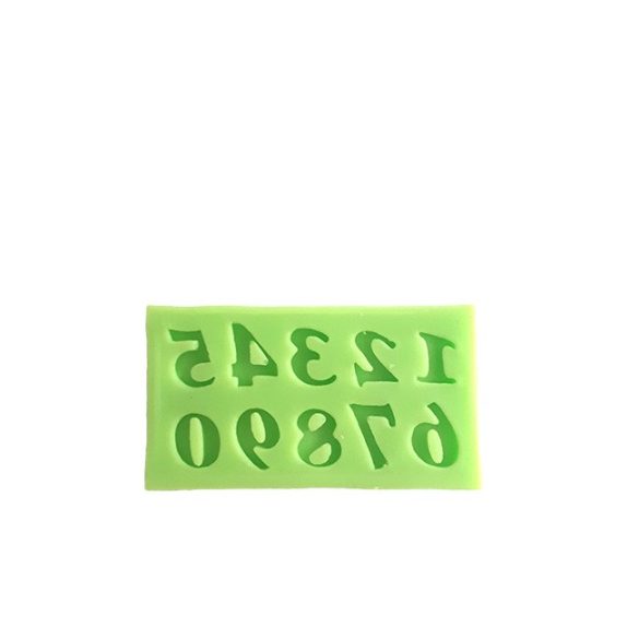 Numbers Silicone Mould for Decoration