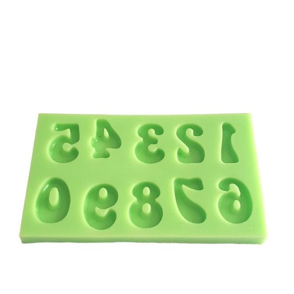 Numbers of 2 cm Silicone Mould