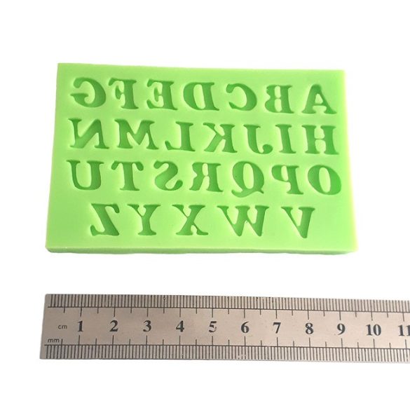 Italic Uppercase Letters Silicone Mould