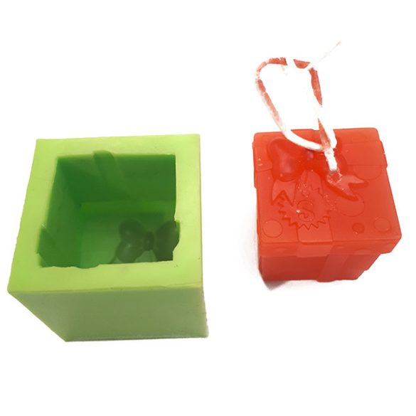 Candle mould - silicone - bow B