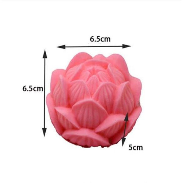 Silicone Candle Mold - Lotus Flower