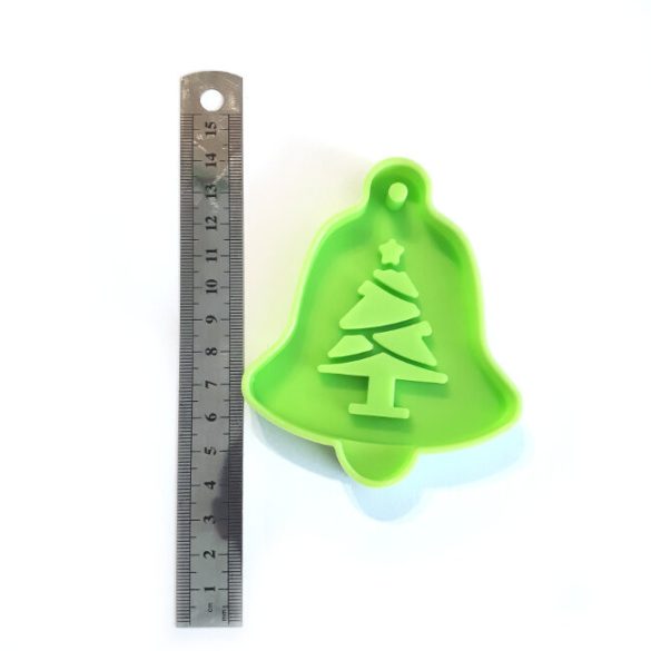 Christmas decoration - Pine tree bell silicone shape