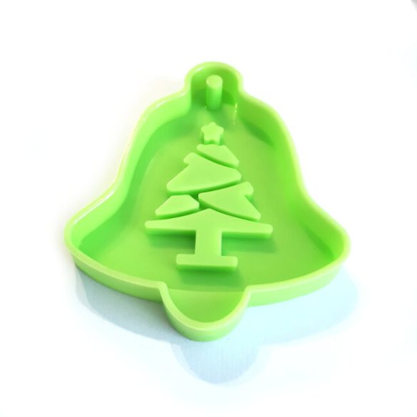 Christmas decoration - Pine tree bell silicone shape