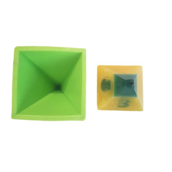 Pyramid Silicone Mould for Home Decoration