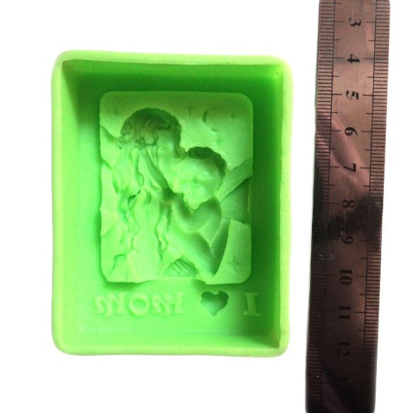 Soap Mould - Silicone - mother with child