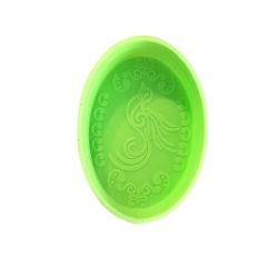 Soap Mould - Silicone - oval pattern