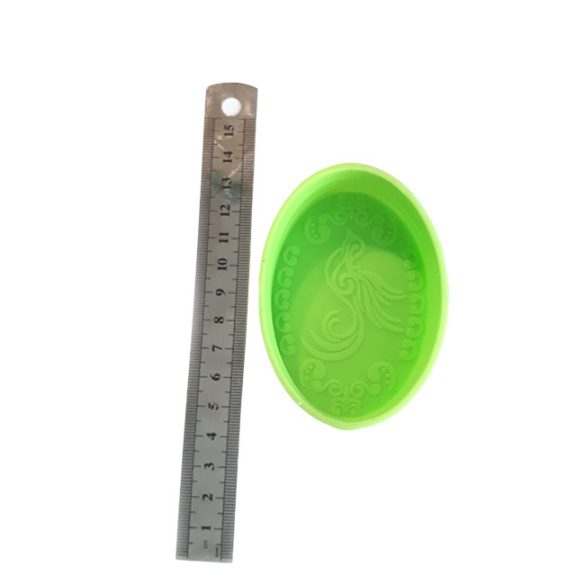 Soap Mould - Silicone - oval pattern