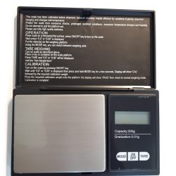 Pocket Scale, 0.1g Precision, max. 200g
