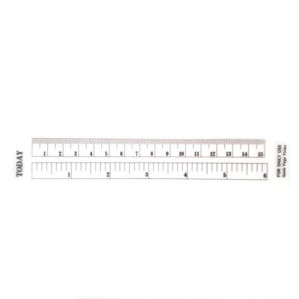 plastic ruler 12cm