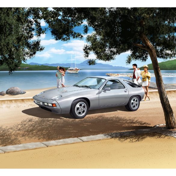 Porsche 928 car mock-up