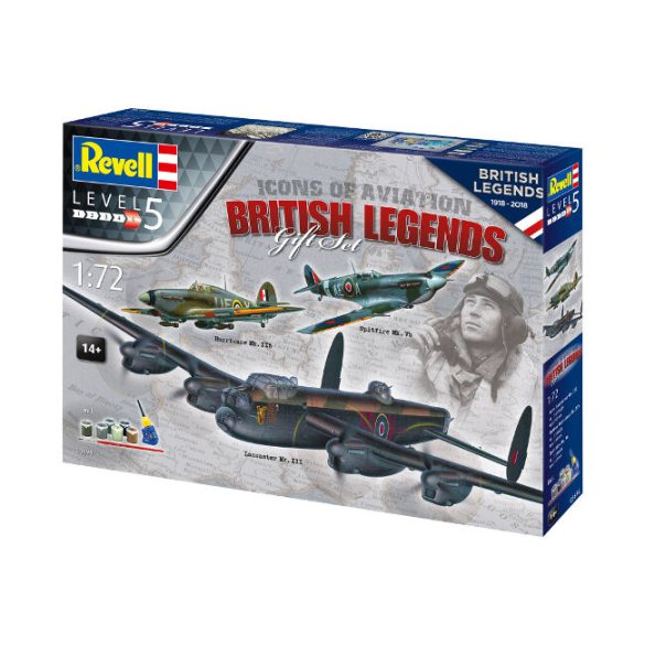 Makettrepülő - 100 Years RAF: Gift Set Flying Legends