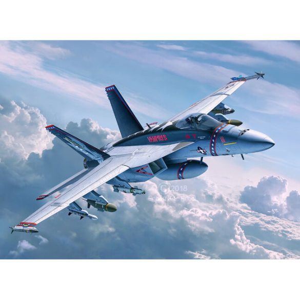 F/A-18E Super Hornet katonai repülőmakett