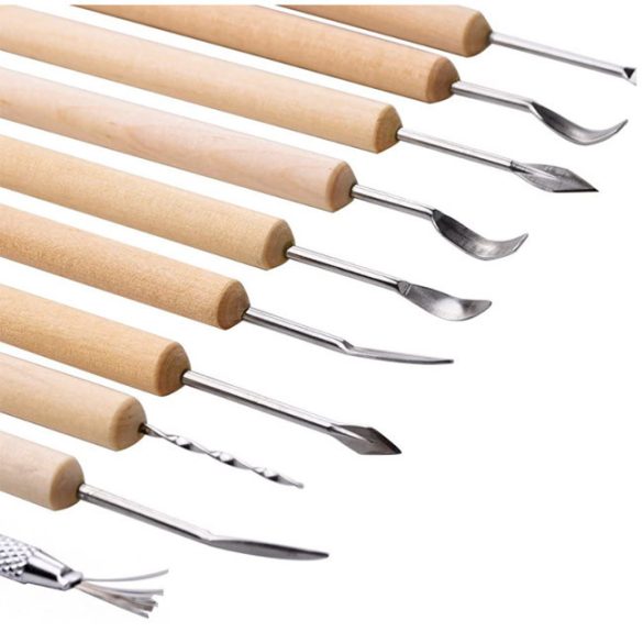 Professional clay shaper set of 11 pieces